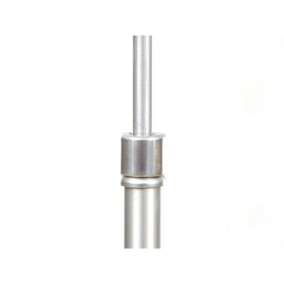 Image 1 of Scandinavian Floor lamp with aluminium and glass by Carl Fagerlund for Orrefors - 1960s