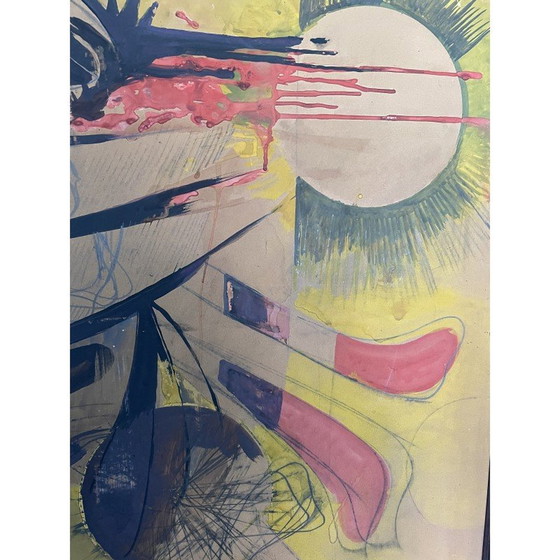 Image 1 of Vintage abstract painting, 1960s