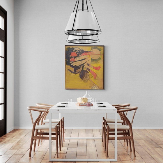 Image 1 of Vintage abstract painting, 1960s