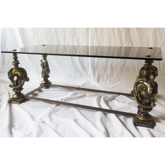 Image 1 of Vintage coffee table with rectangular top, 1970