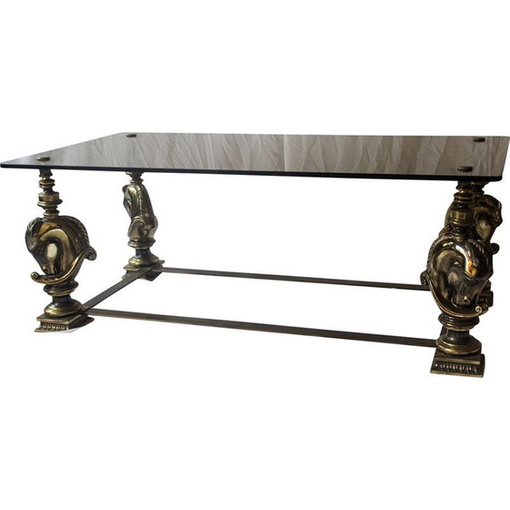 Image 1 of Vintage coffee table with rectangular top, 1970