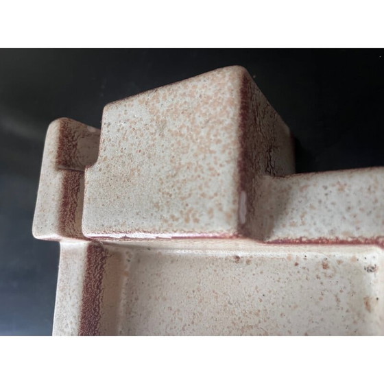 Image 1 of Vintage brutalist ashtray by Roberto Rigon for Bertoncello, 1960