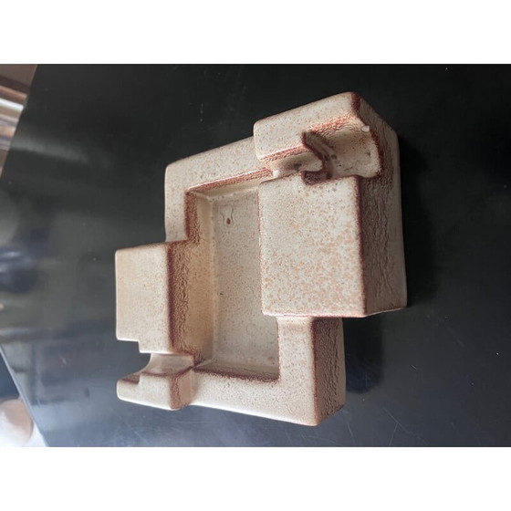 Image 1 of Vintage brutalist ashtray by Roberto Rigon for Bertoncello, 1960