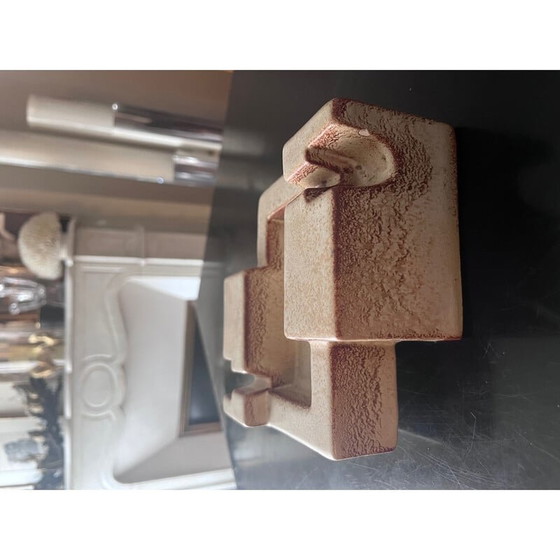 Image 1 of Vintage brutalist ashtray by Roberto Rigon for Bertoncello, 1960