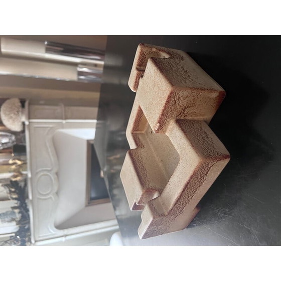 Image 1 of Vintage brutalist ashtray by Roberto Rigon for Bertoncello, 1960