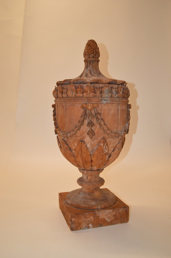 Image 1 of Wooden Jar, Solid