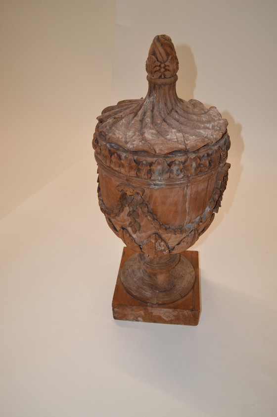 Image 1 of Wooden Jar, Solid