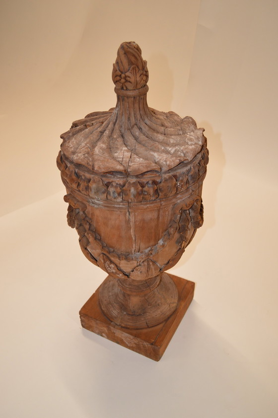 Image 1 of Wooden Jar, Solid