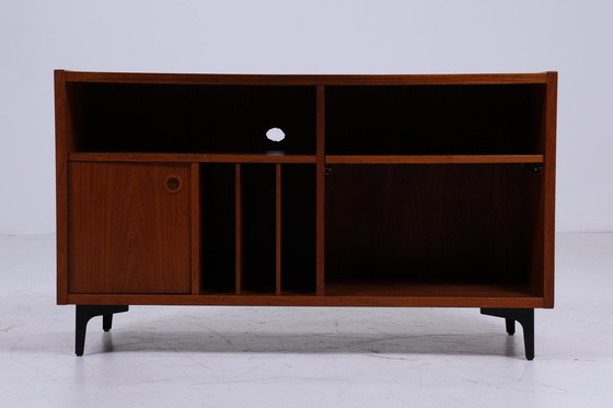 Image 1 of Teak media / phono sideboard 60s | Mid - Century shelf | vintage chest of drawers retro wood