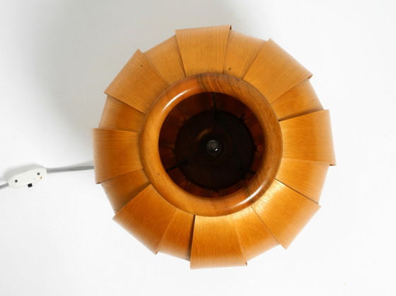 Image 1 of Lámpara De Trípode Checa De Chapa De Madera De Los Años 60 De Stanislav Kučera Para Úluv