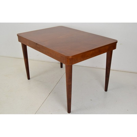 Image 1 of Tavolo da pranzo allungabile vintage Art Déco di Jindrich Halabala, Cecoslovacchia, anni '40
