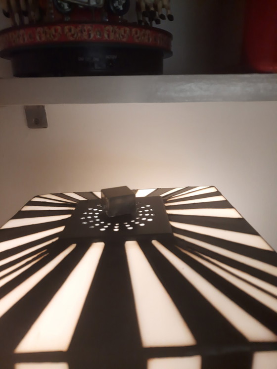 Image 1 of Lampada da tavolo in vetro vintage