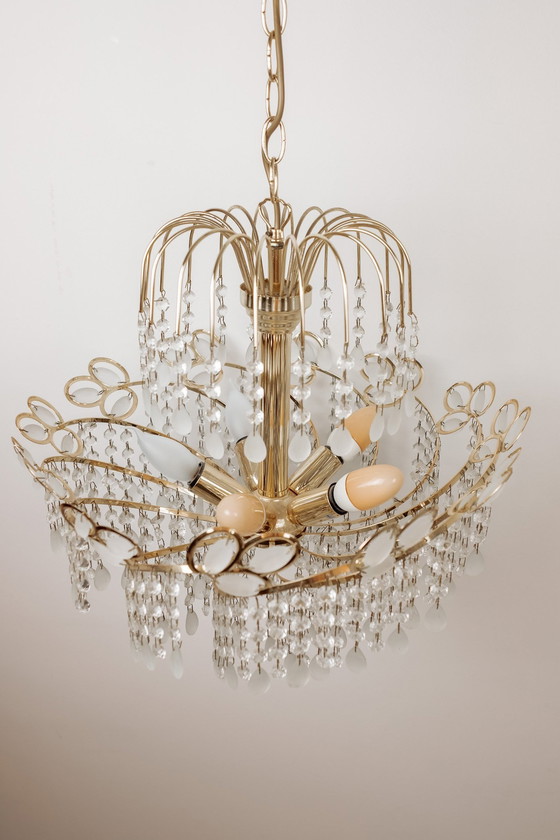 Image 1 of Lampadario a goccia vintage italiano