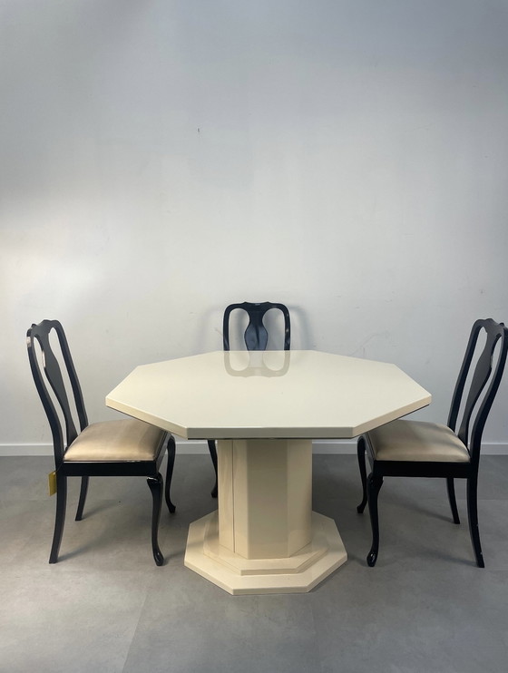 Image 1 of Eric Maville - Table with 4 chairs