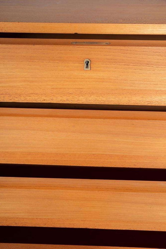 Image 1 of Vintage blond dresser 60s Minimalist credenza sideboard