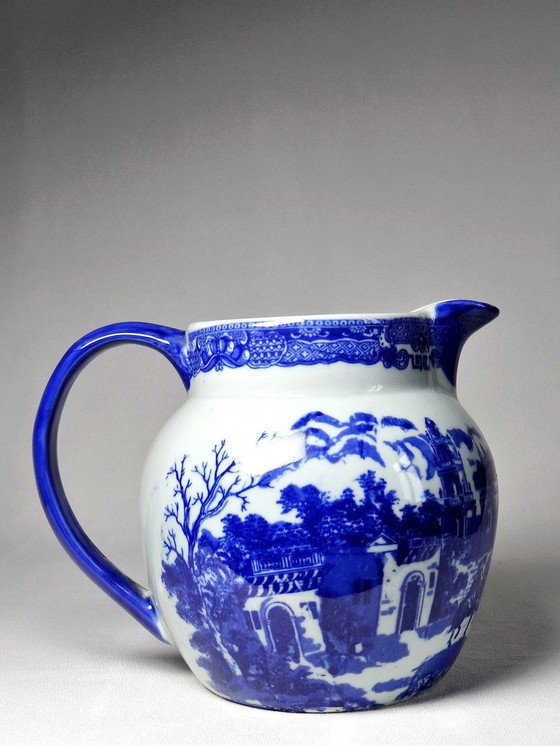 Image 1 of Victoria Ware pitcher antique English ironware 1860s