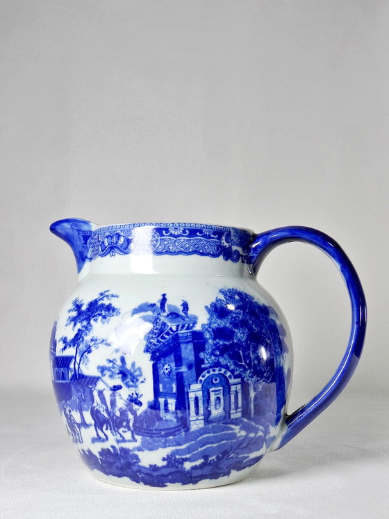 Image 1 of Victoria Ware pitcher antique English ironware 1860s