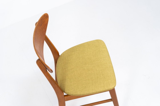 Image 1 of Set Of 6 Teak Dining Chairs By Falsled Møbelfabrik (Denmark, 1960S).