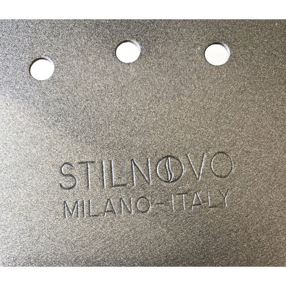 Image 1 of Vintage table lamp with cylindrical stepped shade 'Ziggurat' by Shigeaki Asahara for Stilnovo, 1980