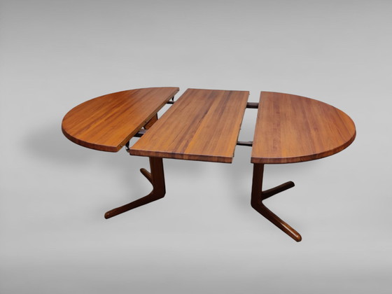 Image 1 of Extendable teak dining table