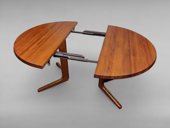 Image 1 of Extendable teak dining table