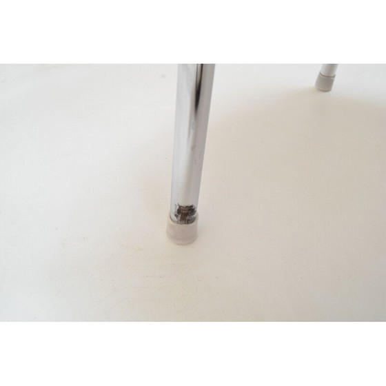 Image 1 of Coppia di sedie vintage in cromo e tessuto di Nowy Styl, Cecoslovacchia 1980