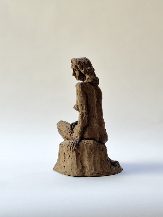 Image 1 of Terracotta Sculpture - A Naked Woman - Yolande Ide (1931)