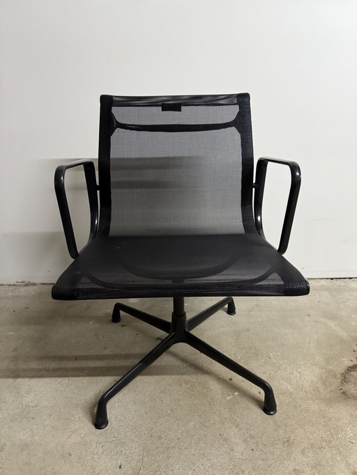 Vitra Eames Ea 108 Aluminum Chair Black 2/3 Top & Original