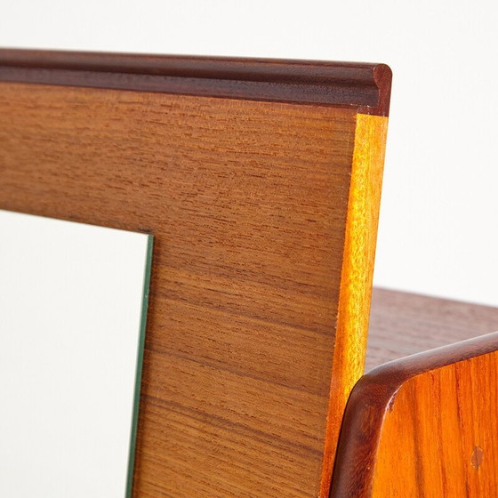 Image 1 of Vintage Danish teak six-drawer secretary