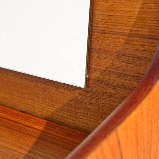Image 1 of Vintage Danish teak six-drawer secretary