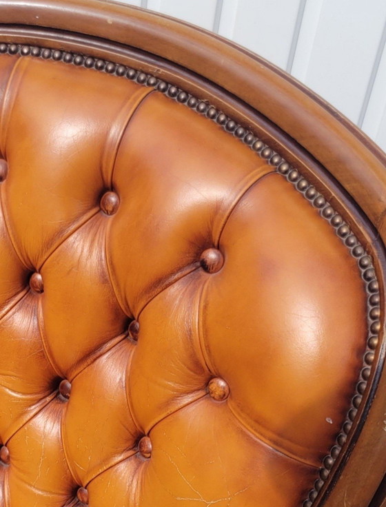 Image 1 of Classic Chesterfield Lounge Armchair