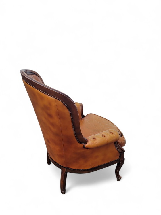 Image 1 of Classic Chesterfield Lounge Armchair