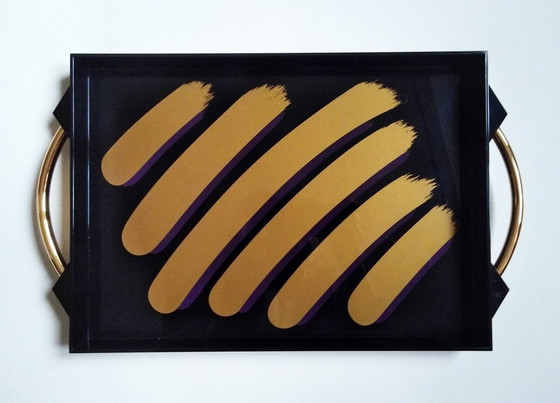 Image 1 of Matteo Thun Postmodern/Pop-Art Wmf Tray, 1986 Rrr