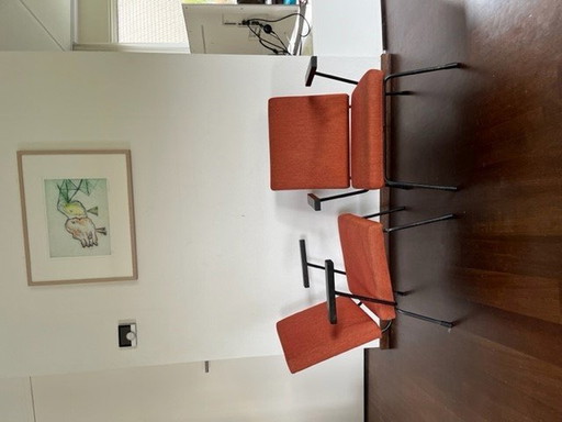 3 Chairs Gispen, Design Rietveld. In Original Condition.