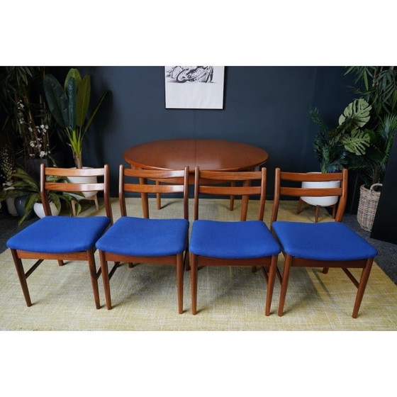 Image 1 of Mid century teak dining set, 1970s