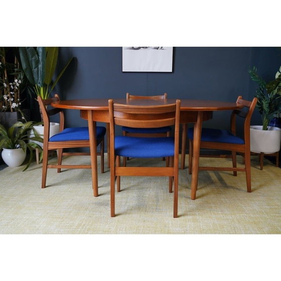 Image 1 of Mid century teak dining set, 1970s