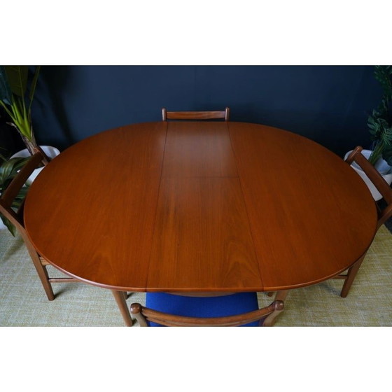 Image 1 of Mid century teak dining set, 1970s