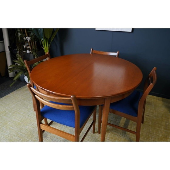 Image 1 of Mid century teak dining set, 1970s