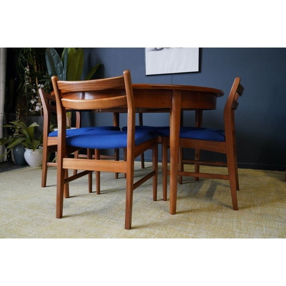 Image 1 of Mid century teak dining set, 1970s