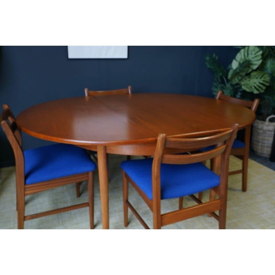 Image 1 of Mid century teak dining set, 1970s