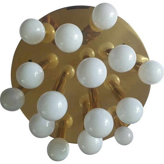 Image 1 of Vintage sputnik ceiling or wall lamp with recessed mounting, 1970