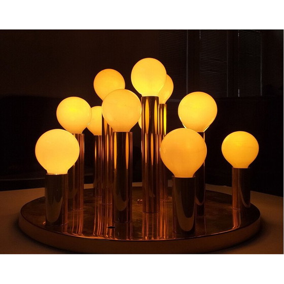 Image 1 of Vintage sputnik ceiling or wall lamp with recessed mounting, 1970