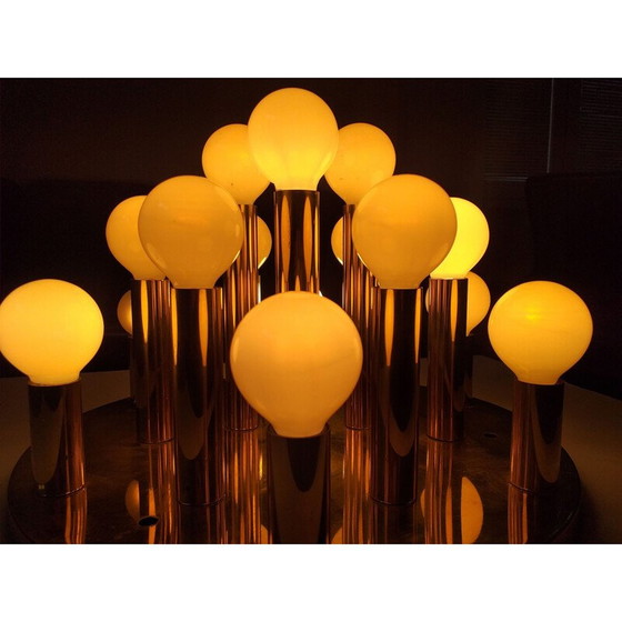 Image 1 of Vintage sputnik ceiling or wall lamp with recessed mounting, 1970