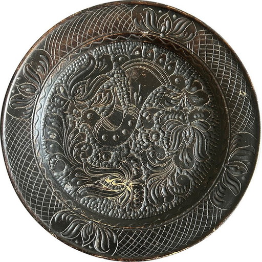 Vintage ceramic dish for Korond, 1970