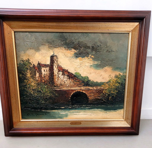 Painting Signed "van den Heuvel"