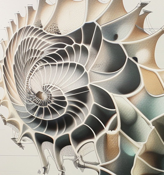 Image 1 of Golden Spiral Tapestry