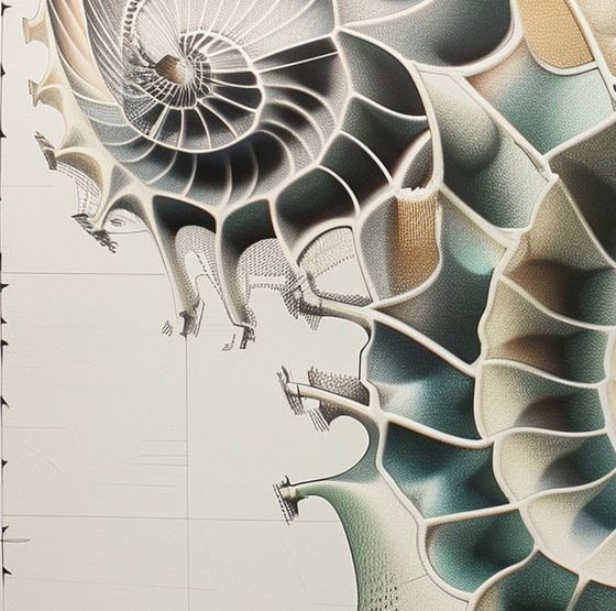 Image 1 of Golden Spiral Tapestry