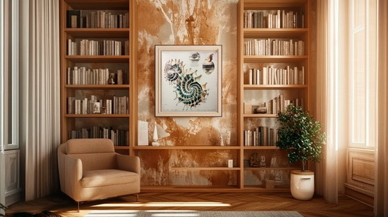 Image 1 of Golden Spiral Tapestry