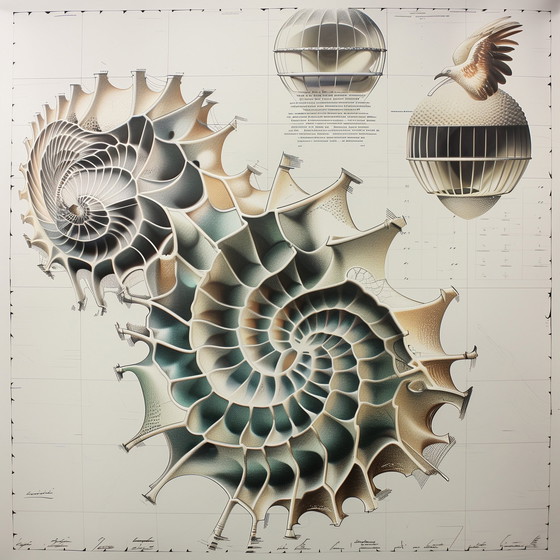 Image 1 of Golden Spiral Tapestry
