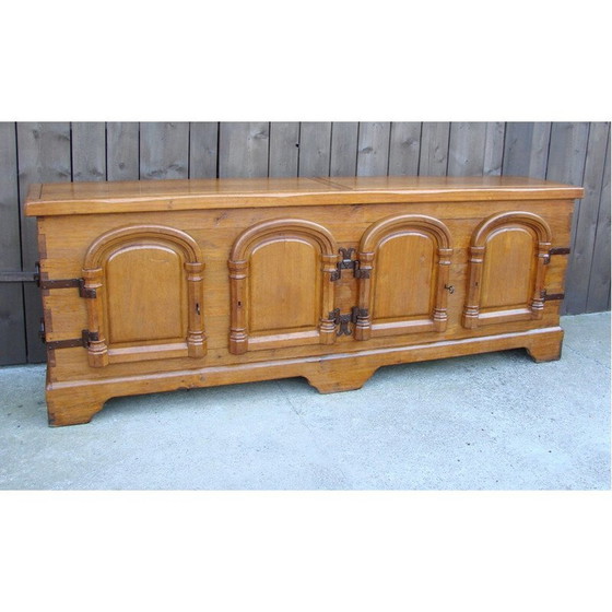 Image 1 of Vintage oakwood highboard, 1950